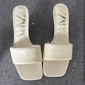 Brand New Zara Slip On Heels - Sandals